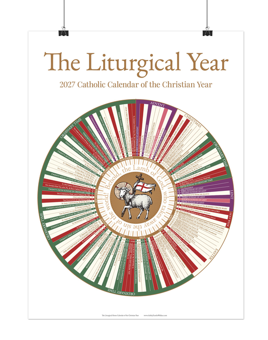 Catholic Liturgical Calendar - 18" x 24" (Standard)