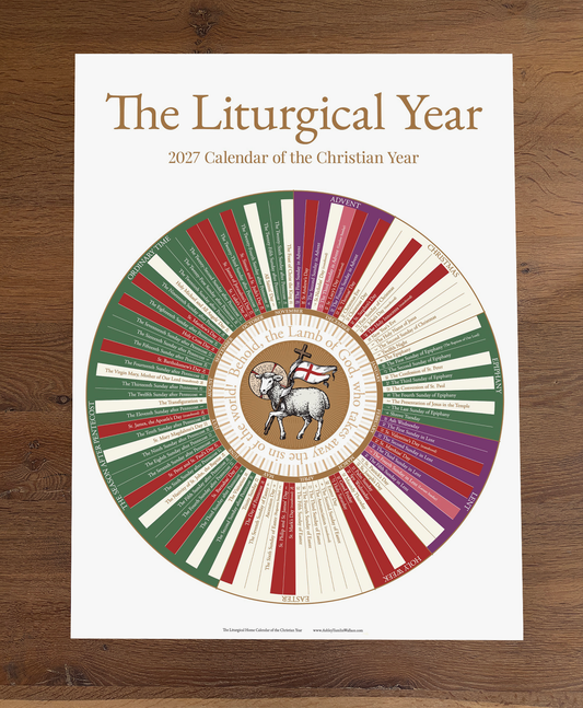 Liturgical Calendar - 24" x 32" (Large)