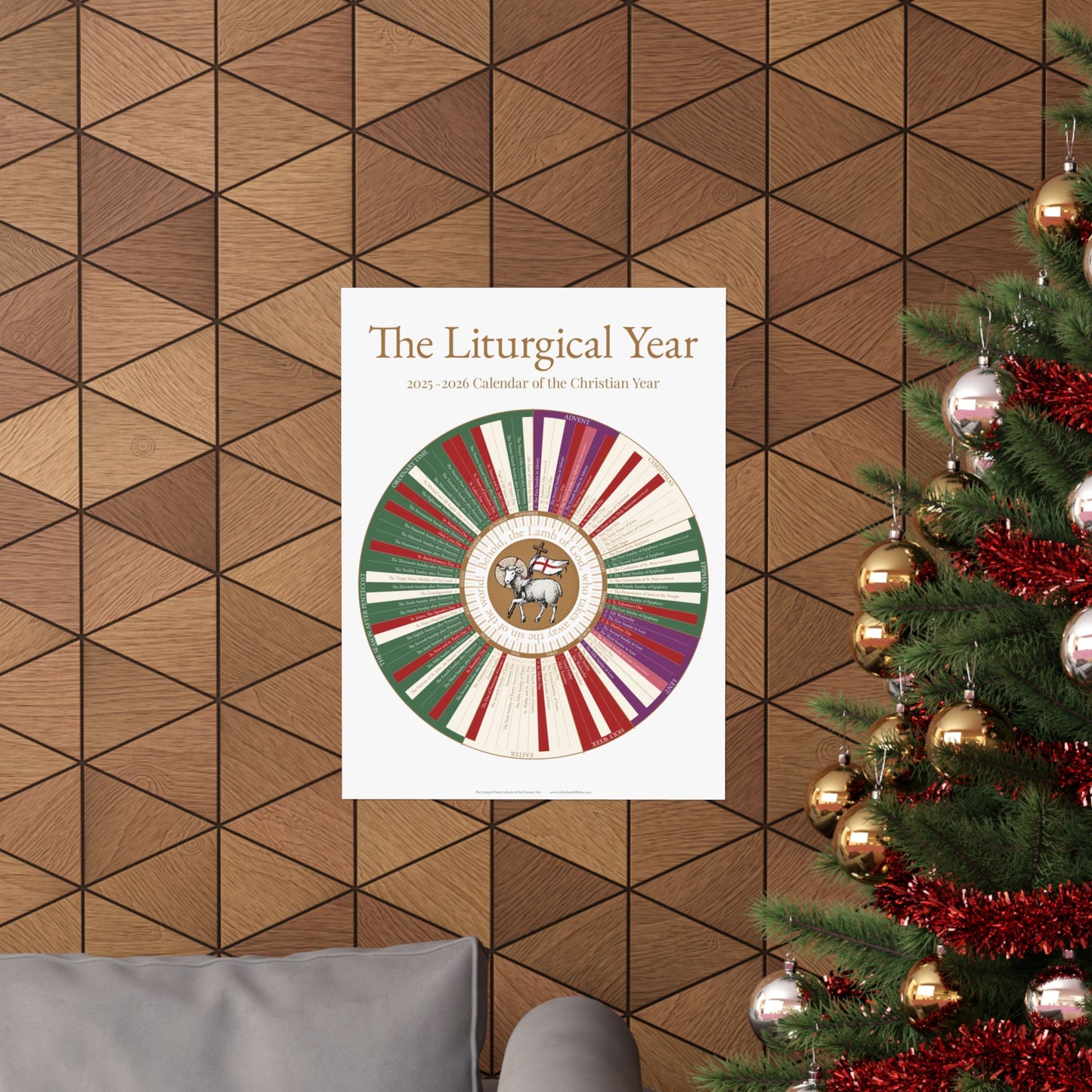 The Liturgical Home Liturgical Calendar for 2025-2026 (Canada, Australia, UK, WorldWide)
