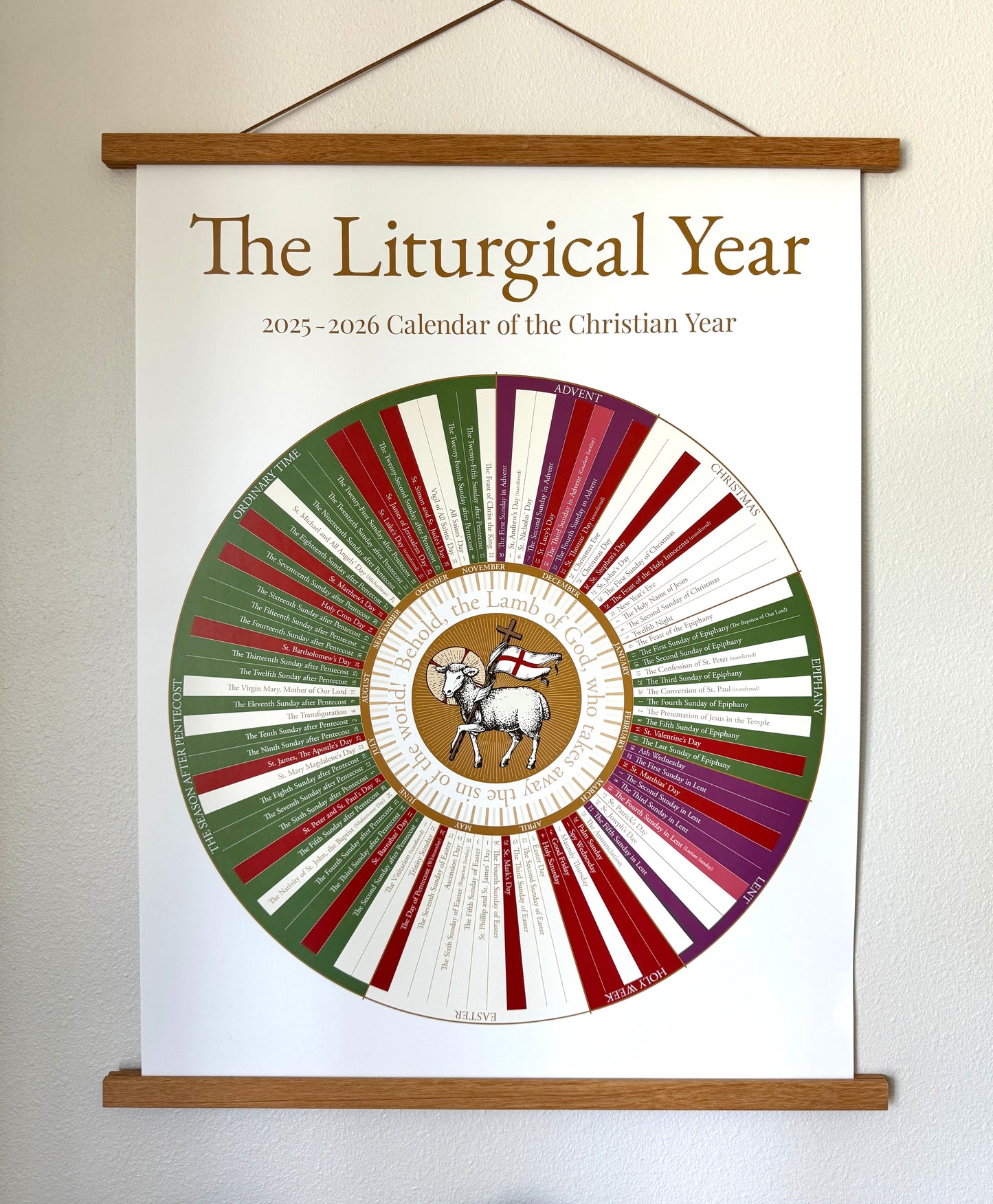The Liturgical Home Liturgical Calendar for 2025-2026