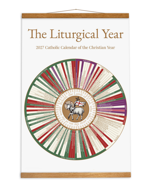 Catholic Liturgical Calendar - 12" x 18" (Small)