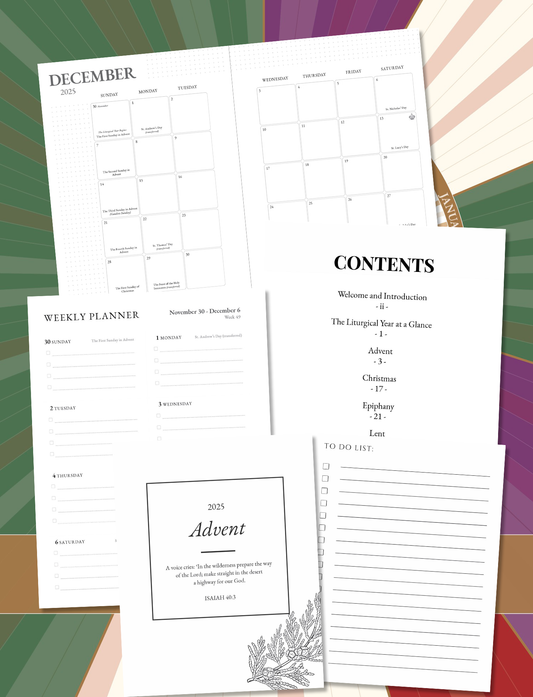 The 2026 Liturgical Year Planner