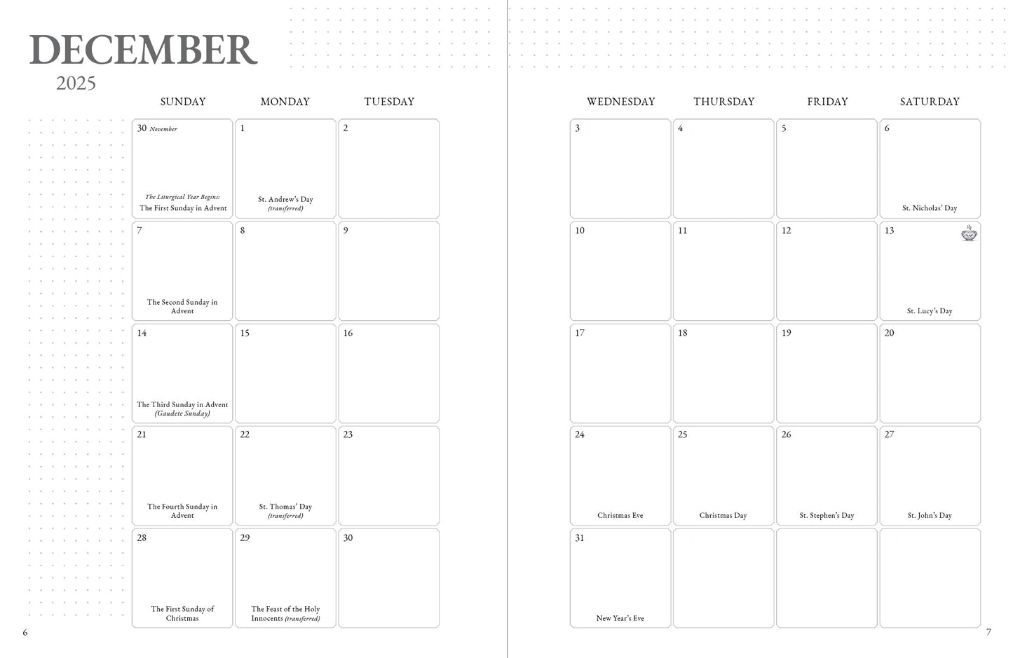 The 2026 Liturgical Year Planner